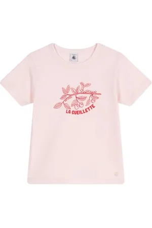 Petit Bateau Mädchen A0CQA Kurzärmeliges T-Shirt, , 8 Jahre