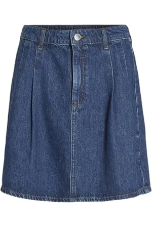 VILA Vinim Hw Short Denim Skirt Dbd