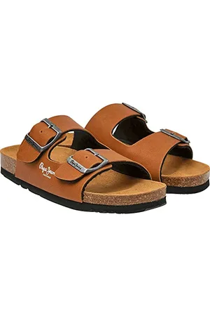 Pepe Jeans Jungen Bio Double Kansas B Schuhe, Braun/Hellbraun