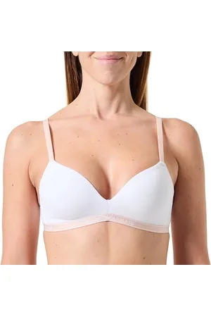 Emporio Armani Damen Essential Studs Logo Padded Triangle Bra Gepolsterter BH, , L