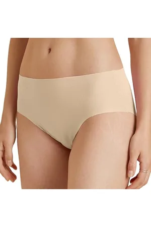 Calida Natural Skin Seamless-Midi-Slip Damen, nahtlos, temperaturausgleichend und schnelltrocknend