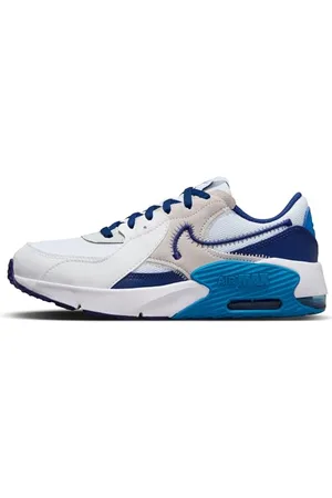 Nike Excee Gs Sneaker, White/Deep Royal Blue-Photo Bl, 36.5 EU