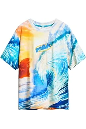 Desigual Jungen Ts_surf T-Shirt, , 14 Jahre