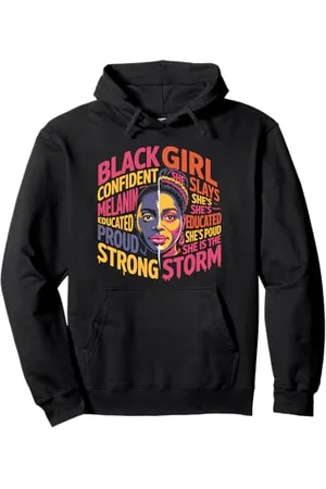 Graphic 365 Mädchen, Magie, gebildet, Melanin, selbstbewusst, stark, stolz, sie Pullover Hoodie