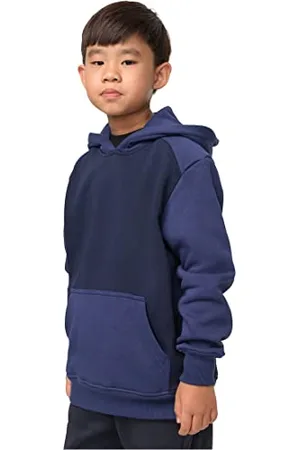 Urban classics Jungen Boys 2-Tone Fake Raglan Hoody Kapuzenpullover, , 134/140