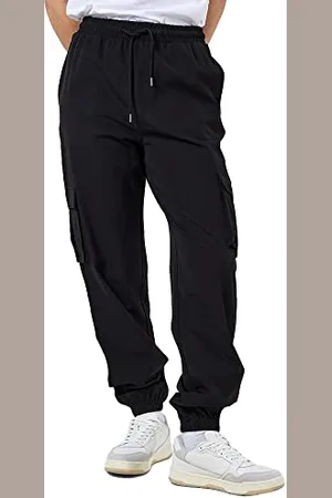 Noisy May Damen Cargo Pants High Waist Stoffhose Tapered Relaxed Fit Paperbag Hose Stretch NMKIRBY