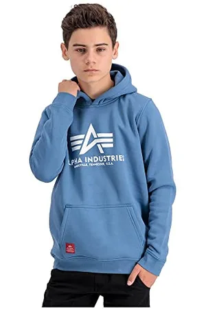 Alpha Industries Unisex Kinder Basic Hoody Kids/Teens Kapuzensweat Für Kids Und Teens Kapuzenpullover, , 170-176 EU