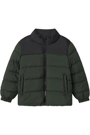 NAME IT Boy Wattierte Jacke Colorblock