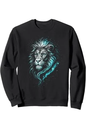 Nature Afrika Löwenkopf Augen Mähne Wildlife Großkatze Dschungel Sweatshirt