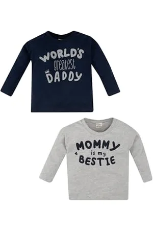 DeFacto Langarmtshirts für Baby Jungen, Longsleeve Kinder, Baby Langarmshirt Bequeme Langarmshirt Baby Jungen, Bekleidung für Jungen