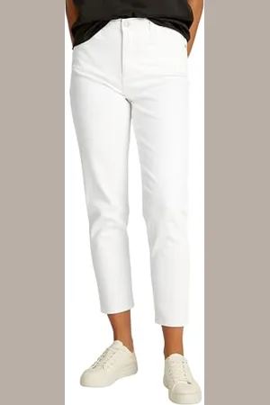 Calvin Klein Damen Jeans Hose Mom Knöchelfrei, Blau (Denim Light), 28W/28L