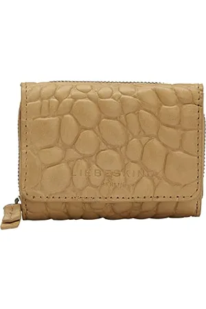 liebeskind Berlin Croco Pablita Portemonnaie, Medium (HxBxT 8.5cm x 11cm x 2.5cm), Vintage Linen