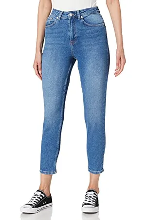 NA-KD Damen Comfort Mom Jeans, , D 36