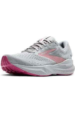Brooks Damen Adrenaline GTS 24 Supportive Running Shoe, Legierung/Weiß/Zephyr, 9.5 Narrow