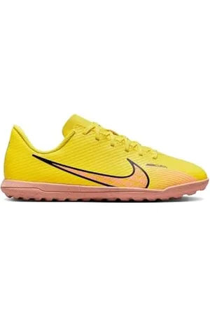 Nike Jr. Mercurial Vapor 15 Club Tf Football Shoes, Yellow Strike/Sunset Glow, 35 EU