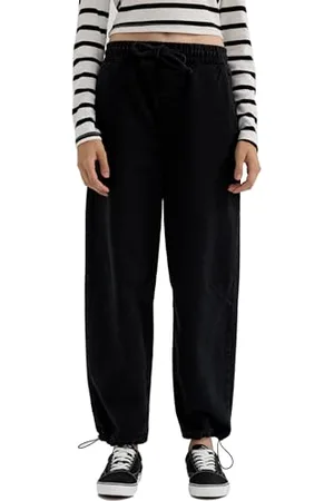 DeFacto Bootcut Jeans Damen Bootcut High Waist Jeans Damen Stretch Schlaghose Wide Leg Jeans Damen Jeans Bootcut Weite Hose Damen Flared Jeans Hose Damen Jeanshose Stretch Jogger Fit