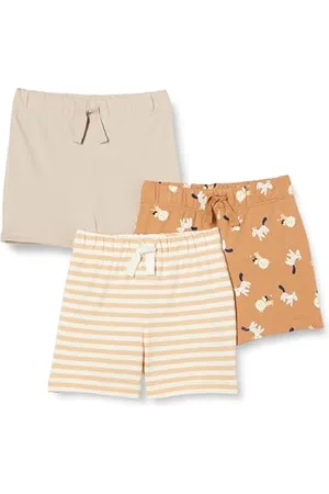 Amazon Unisex Baby Baumwollshorts Zum Schlüpfen, 3er-Pack, , 6-9 Monate