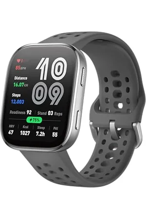 AMAZFIT Bip 6 Smart Watch 46mm, 14 Tage Akku, 1.97“ AMOLED, GPS &kostenloses Kartenmaterial, AI, Bluetooth Anruf Textfunktion, Gesundheits, Fitness Schlaf-Tracker, 140+ Trainingsmodi, 5 ATM