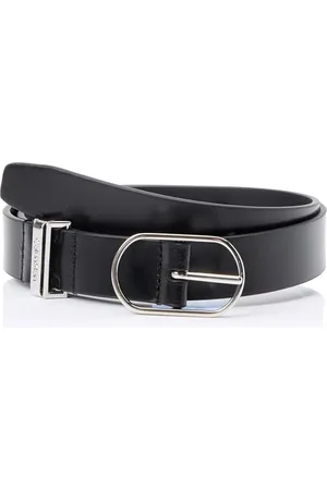 Calvin Klein Damen Gürtel Metal Loops Belt aus Leder