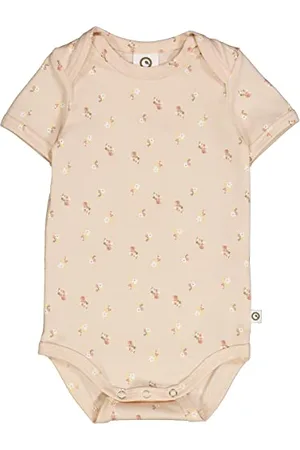 Müsli By Green Cotton Baby Girls Anemones s/s Body Base Layer Underwear, , 80