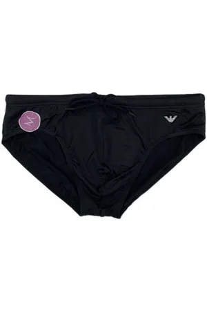 Emporio Armani Herren Slip Schwimm-Slips, Black, Verschiedene Größen