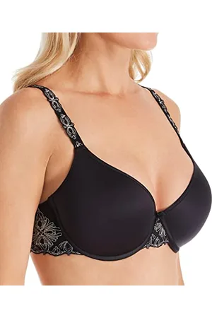 Chantelle CHAMPS ELYSEES, Bedeckender Memory Foam-BH, Damen Unterwäsche, Noir / Or, 70F