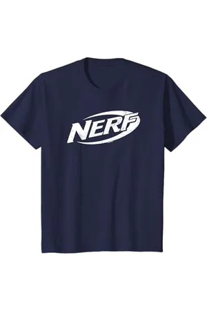 Nerf Kinder Classic All White Distressed Logo T-Shirt