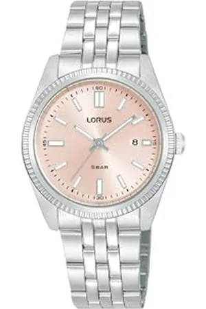 Lorus Damen Analog Quarz Uhr mit Edelstahl Armband RJ277BX9