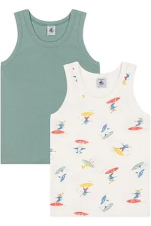 Petit Bateau Jungen A0CSY Tanktops, , 10 Jahre (2er Pack)