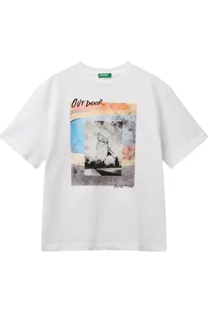 Benetton Jungen 3sluc10p8 T-Shirt, , 122 cm
