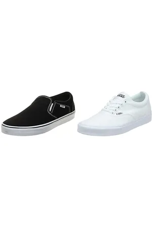Vans Herren Asher Sneaker, Schwarz Canvas Black White, 41 EU Doheny e W42