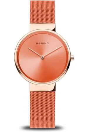 Bering Damen Analog Quarz Uhr mit Edelstahl Armband 14531-565