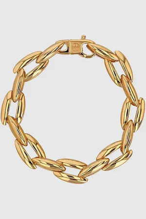 ANINE BING Oval Link Bracelet in Gold