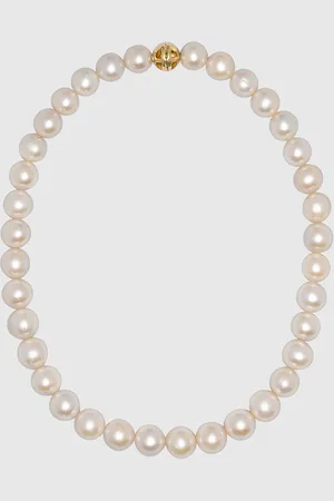 ANINE BING Classic Pearl Choker in