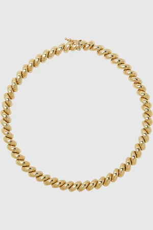 ANINE BING Spiral Necklace in 14k Gold