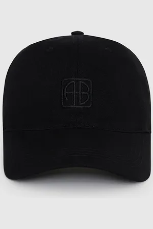 ANINE BING Jeremy Baseball Cap Framed Monogram - One