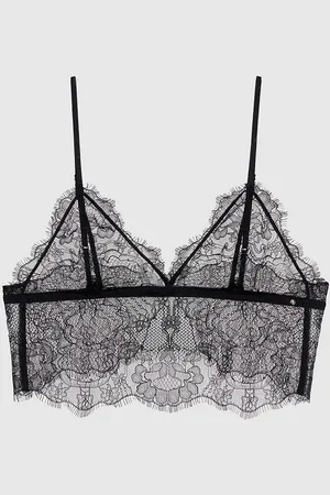 ANINE BING Lace Bralette - L