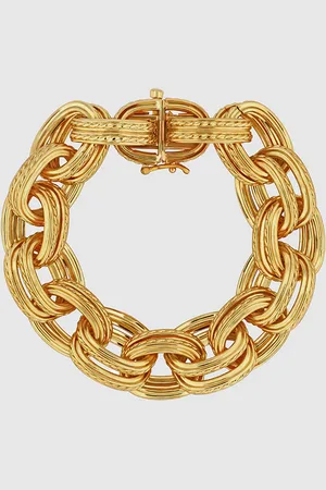 ANINE BING Double Link Chain Bracelet - One