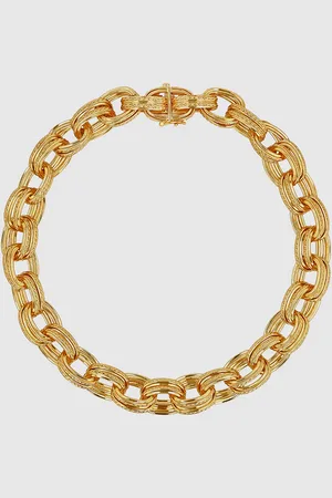 ANINE BING Double Link Chain Necklace - One