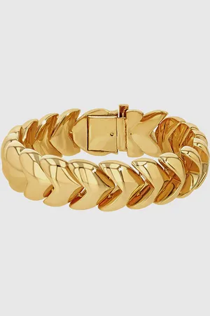 ANINE BING Layered Heart Chain Bracelet - One