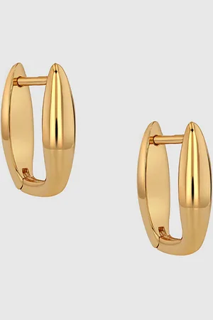 ANINE BING Oval Link Earrings - One