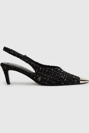ANINE BING Nina Heels with Metal Toe Cap - 40