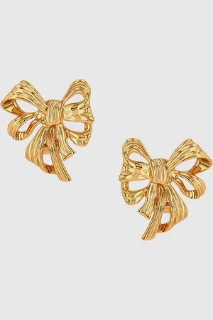 ANINE BING Bow Earrings - One