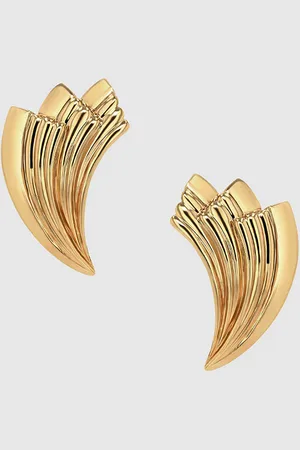 ANINE BING Fan Earrings - One