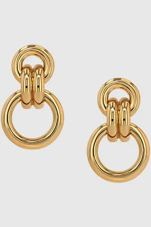 ANINE BING Round Link Drop Earrings - One