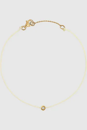 ANINE BING Sliding Diamond String Bracelet - One