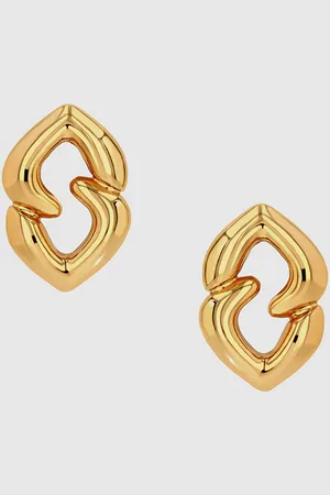 ANINE BING Abstract Heart Earrings - One