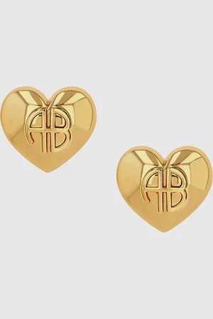 ANINE BING Chunky Heart Earrings - One