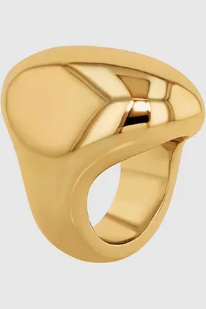 ANINE BING Bold Oval Dome Ring - 6