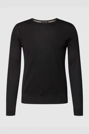 HUGO BOSS Longsleeve in melierter Optik Modell 